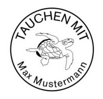 Trodat Printy 4630 Tauchstempel 56 Taucherstempel Schildkröte SCHWARZ BLAU